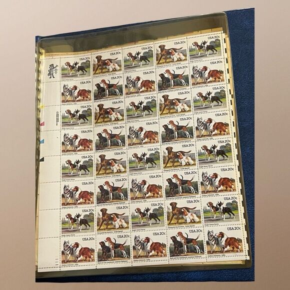 Vintage 1994 MNH Scott Dogs MNH 20 Cent Sheet of Stamps Scott #2098-01 - Picture 1 of 2